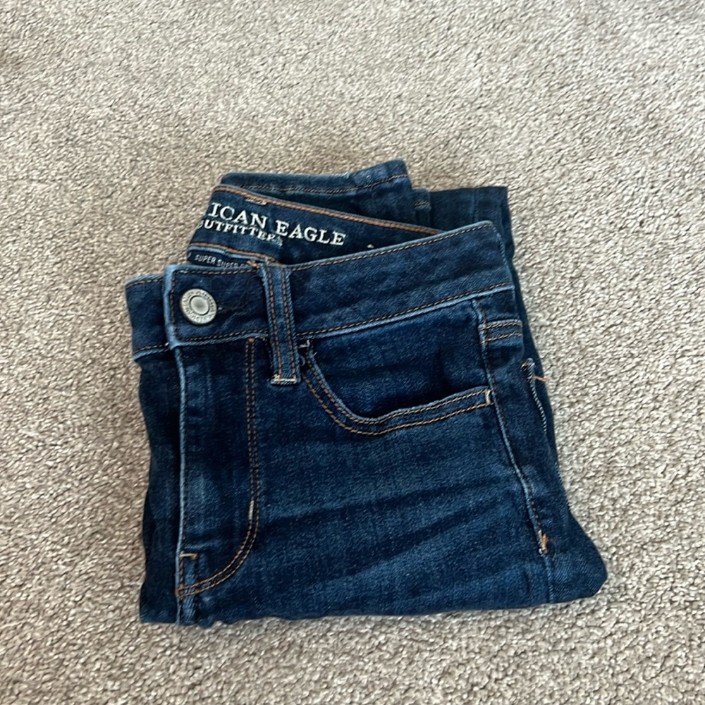 Girls American Eagle 00 blue jeans